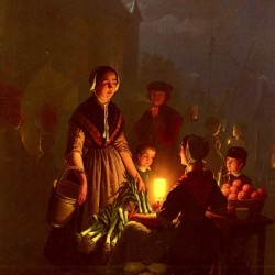 The evening market